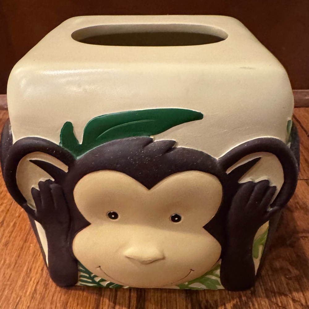 Tissue cover, Toucan & Monkey Rainforest - Kids Bathroom